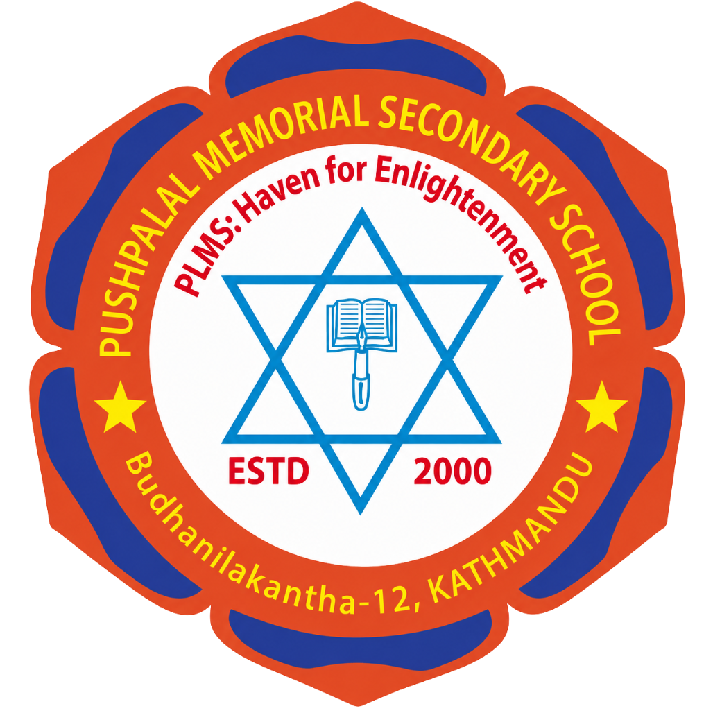 Logo of Pushpalal memorial School, a company we have worked with.